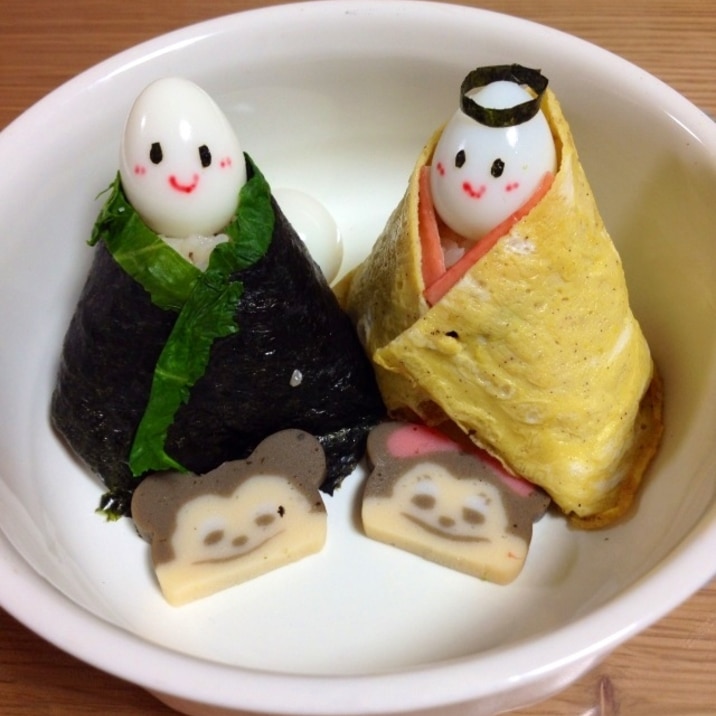 ひなまつりに 可愛いお内裏様と お雛様のおにぎり レシピ 作り方 By Dokinchan717 楽天レシピ ひなまつりに 可愛いお内裏様と お雛様のおにぎり レシピ 作り方 By Dokinchan717 楽天レシピ